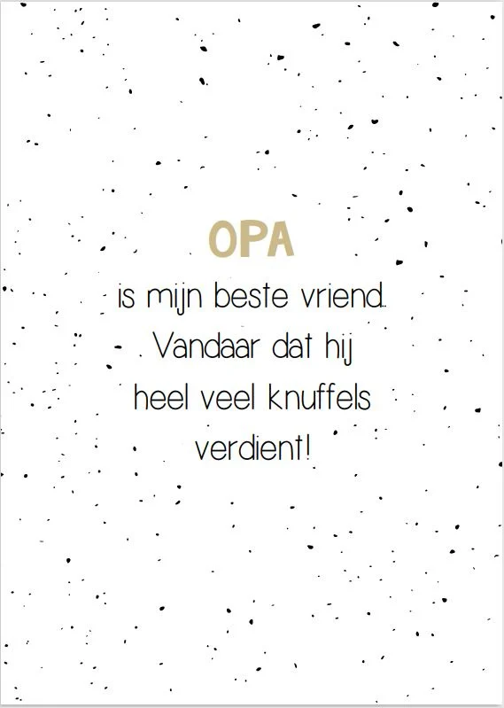 INVULKAART | Opa