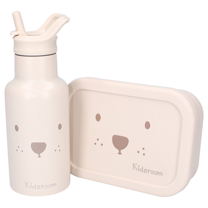 BEARY EXCITED | Drinkfles + lunchbox