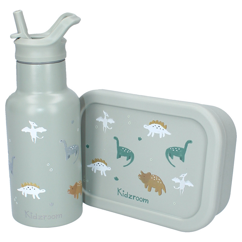 DINO'S | Drinkfles + lunchbox